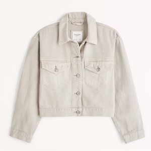 Abercrombie Beige Denim Jacket